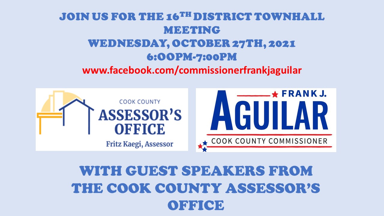 16th District Townhall Event Flyer