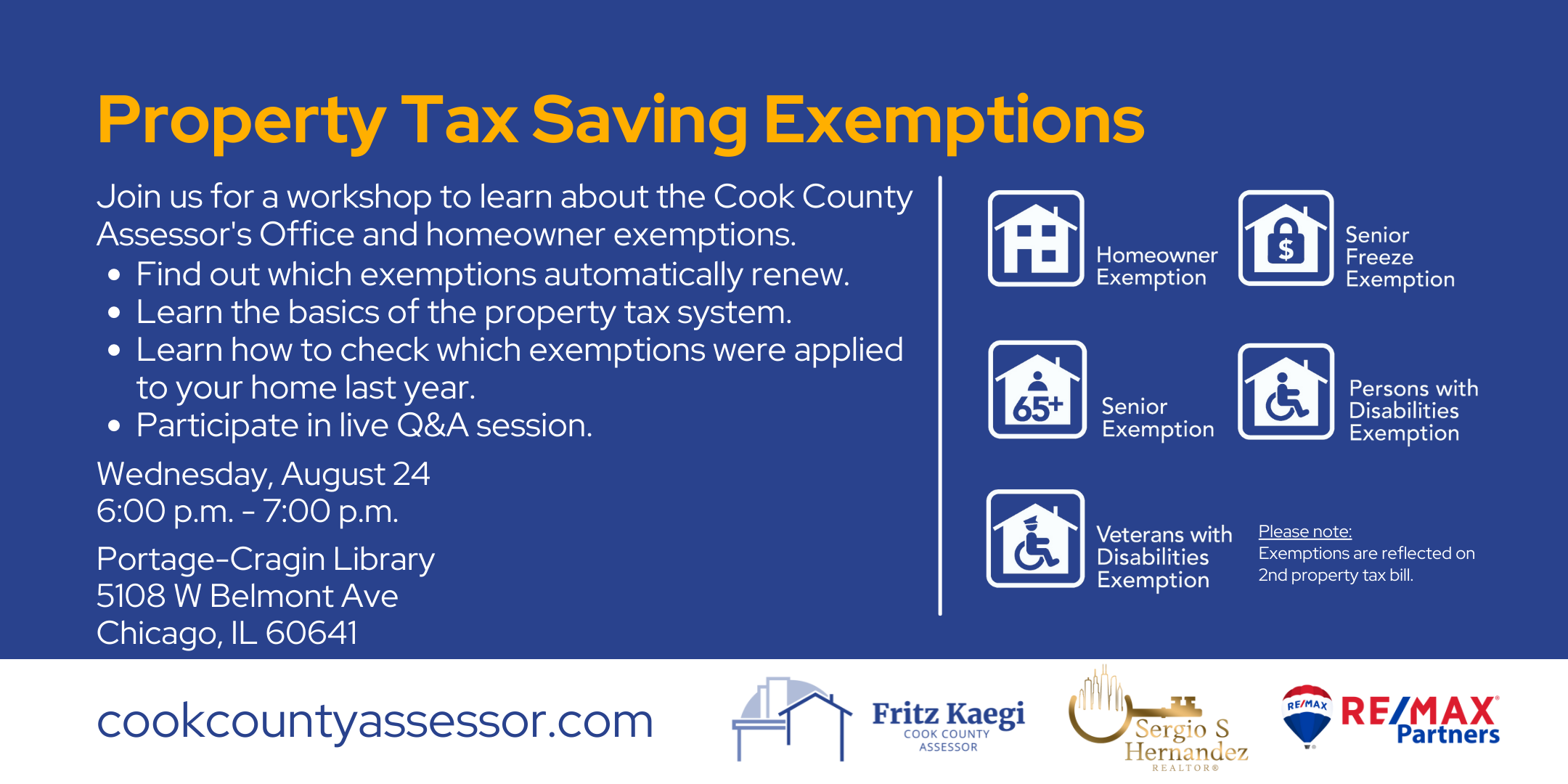 Property Tax Exemption Workshop August 24 2022 REMAX Partner