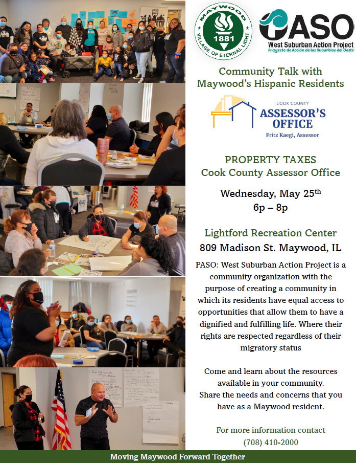 May 25th Maywood and PASO Community Talk with Maywood's Hispanic Residents