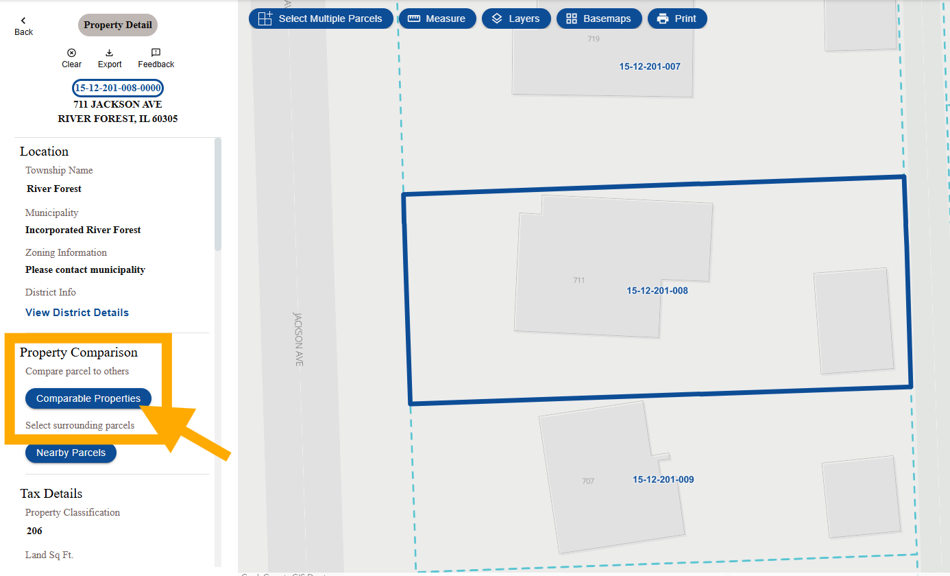 Screenshot of CookViewer 3.0 highlighting Property Comparison 