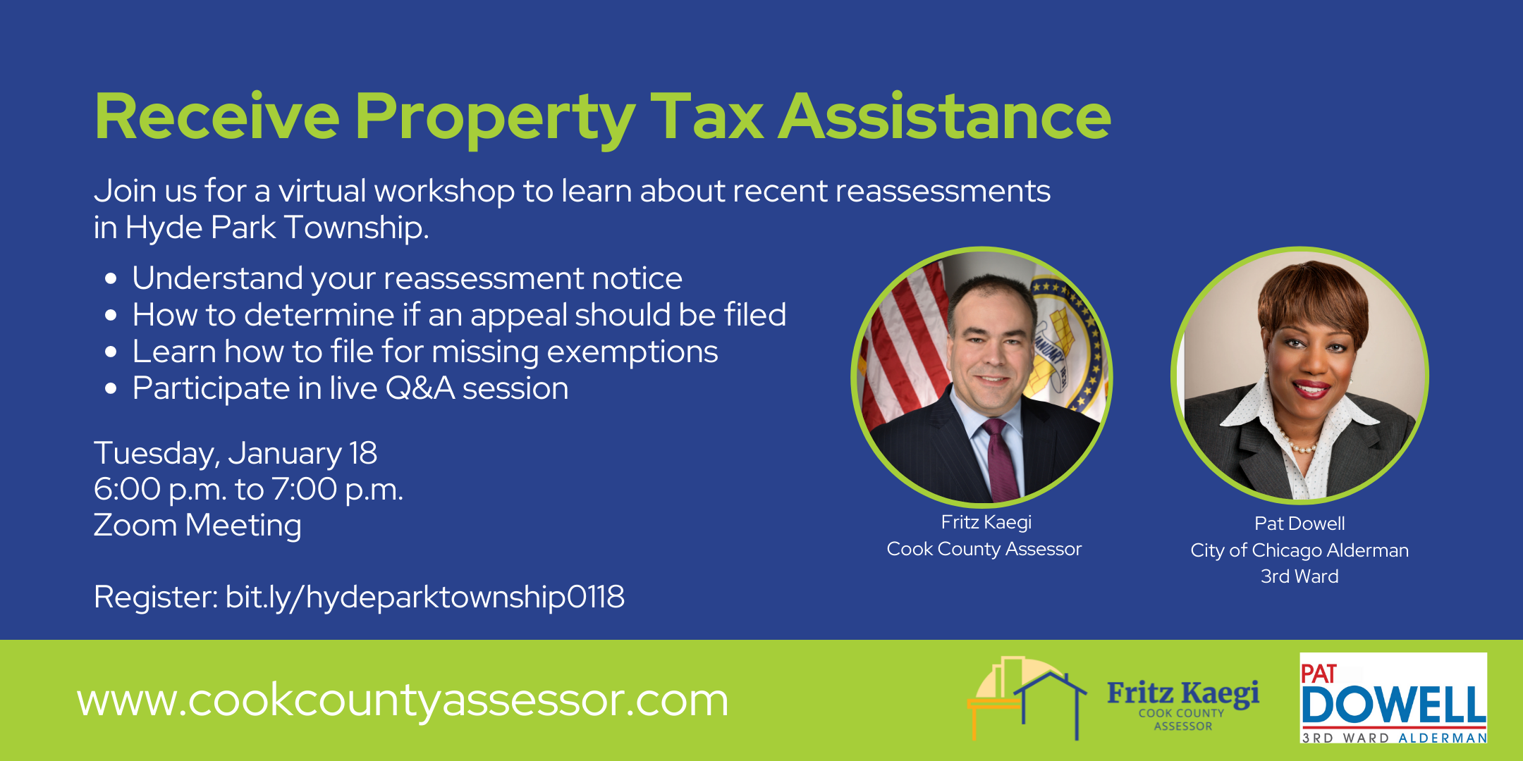 Hyde Park Township Prop Tax Assistance 1.18.22