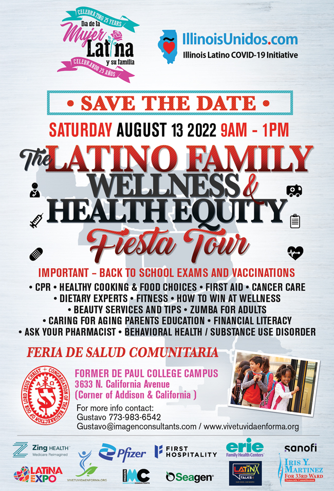 Latino Health Equity Event Saturday August 13, 2022