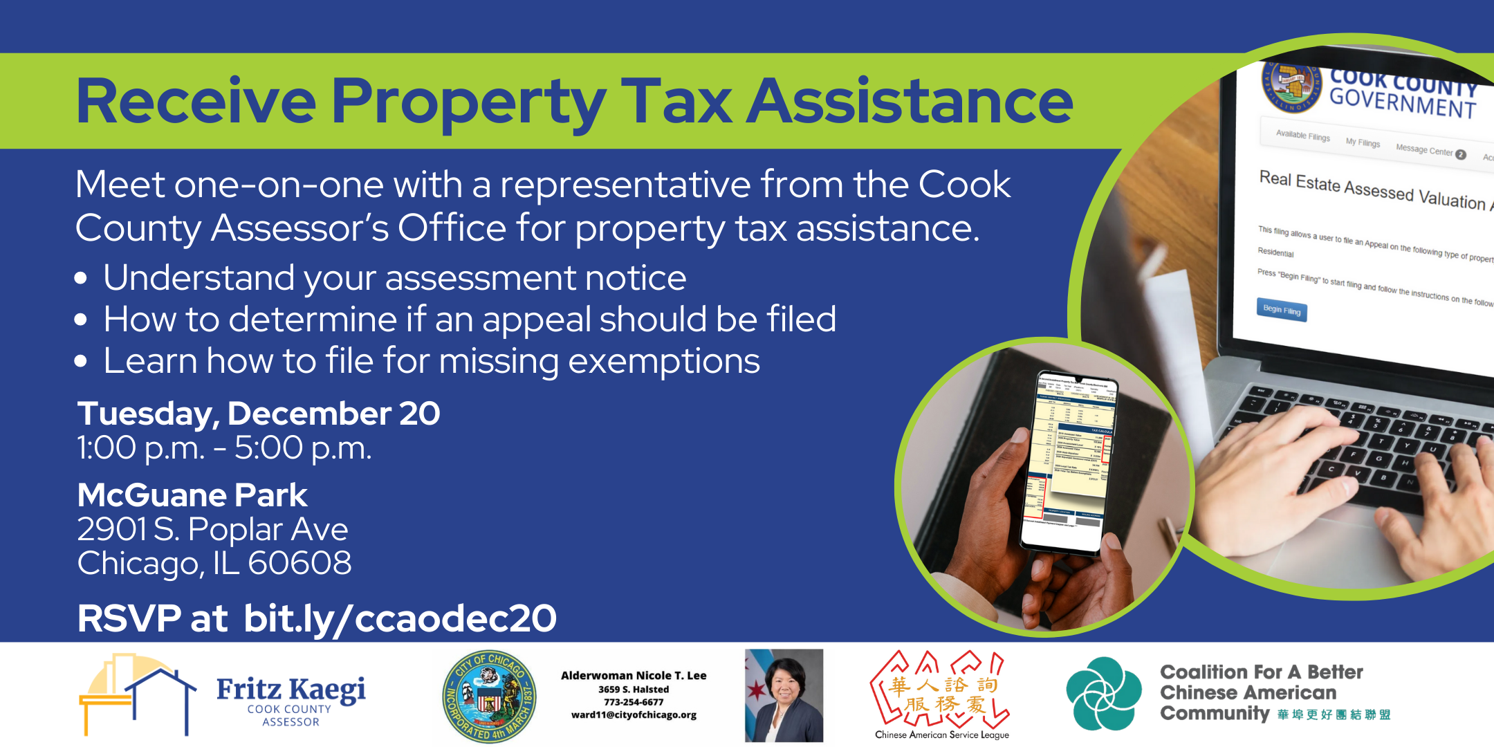 property tax assistance tuesday december 20