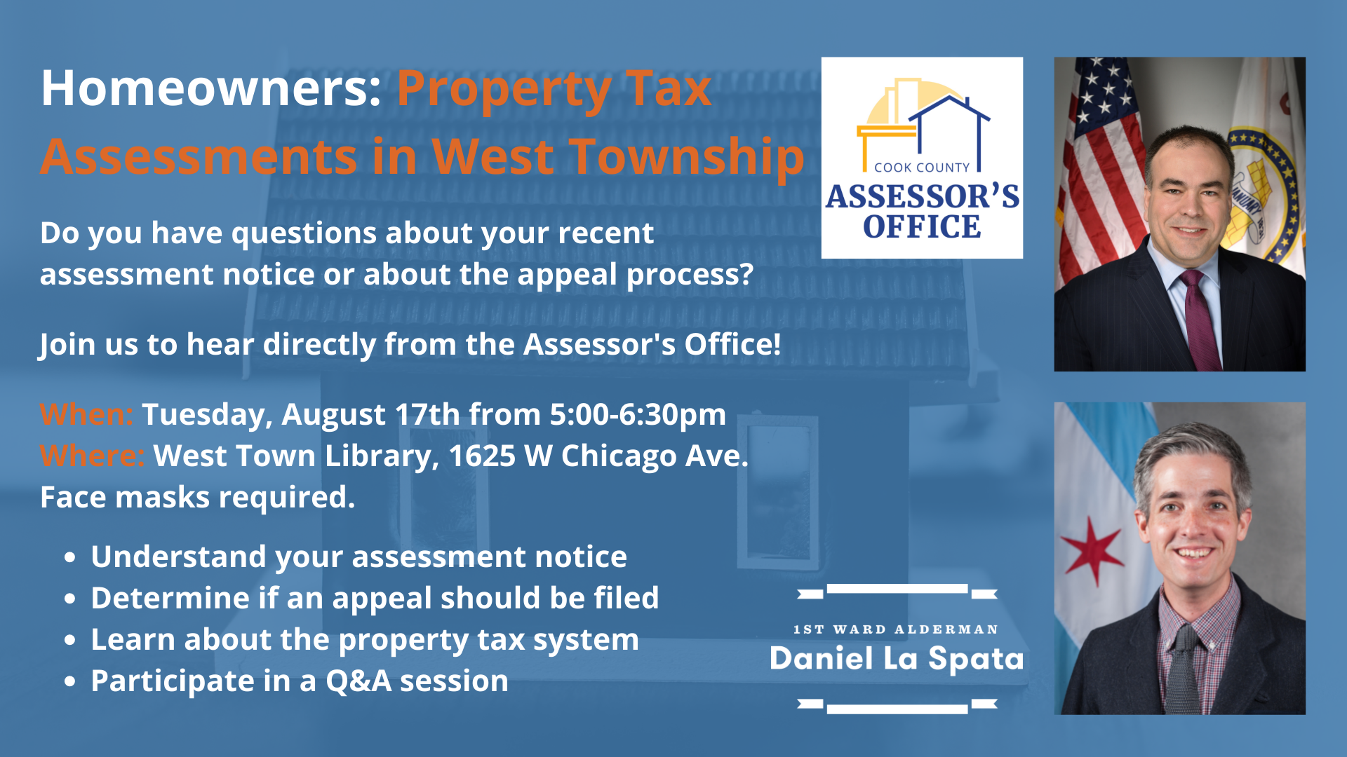 West Township Property Tax Assessment Alderman La Spata