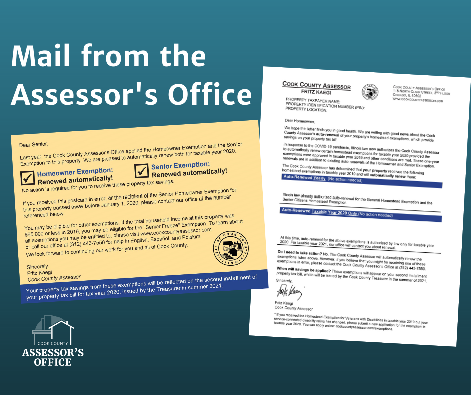 Mail from the Assessor's Office